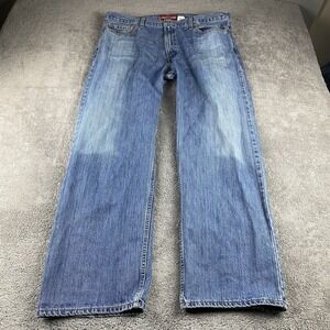 Vintage Levis 529 Straight Jeans Men 38x32 Blue Medium Wash Mid Rise 100% Cotton